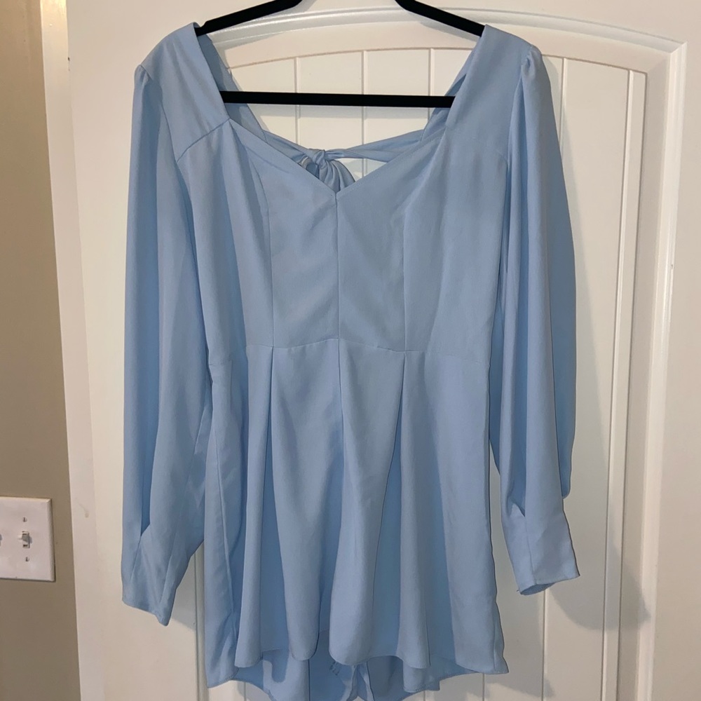Blue ASOS Romper- US size 8
